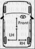 FORD 6054814 Cable, parking brake